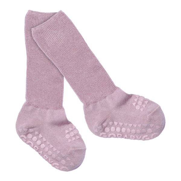 Non-Slip Grip Socks - Bamboo Mini - Lavender