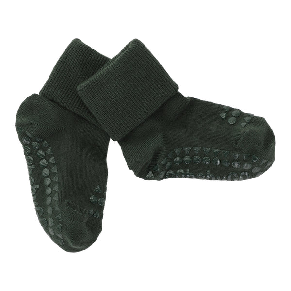 Calcetines Antideslizantes Bambú - Verde Bosque
