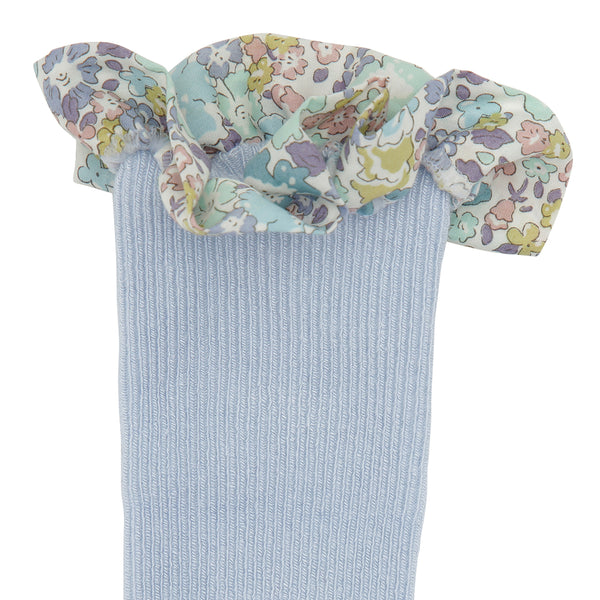 Calcetines antideslizantes Bamboo - Sky Blue x Liberty